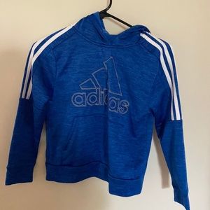 Boys blue adidas hoodie